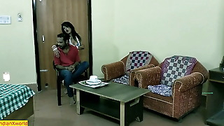 Indian hot milf aunty has hot sex with house servant!! Hindi full HD sex