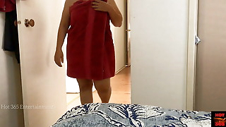 Wearing Sexy Clothes After Taking A Shower - Full Nudity Show :)