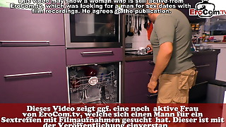 Chubby german housewife mom seduced for amateur porn
