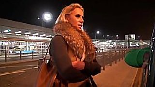 Big titty milf airport pick up and fuck hard in...