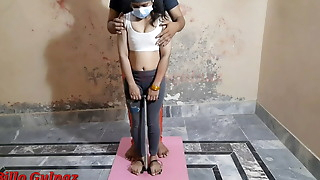 Brother fucked stepsister excercise  time-bhai ne bahan ko choda desi indian sex video in hindi audio