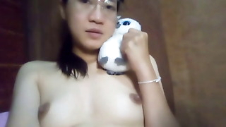 Asian alone at home and horny 308