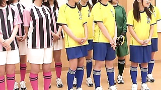Sex on the girls soccer team in Japan with older men, Blowjob, hairy pussy, Teen+18, dildo fucking, Amateur Sex