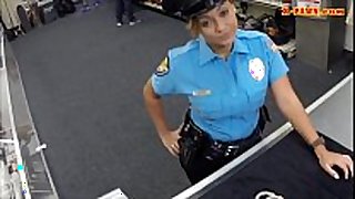 Huge pointer sisters police officer screwed at the pawnsho...