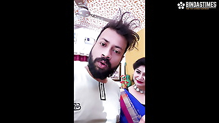 Early Morning Vlogging with my Sexy Step-Mom and Accidently i creampied on her ( Hindi Audio )