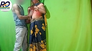 Special Desi village Indian new marriage first time Holi devar aur bhabhi saree removing finger and doggy style hindi au