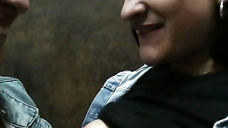 Horny lesbians have fun in a bathroom in the mall in Cucuta Colombia - Porn in Spanish