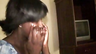 Ebony Hooker Bitch ESCAPED with her LIFE to come suck my Weener!