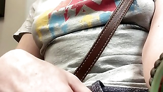 Horny mature slut HAD to finger herself whilst sat in the doctors surgery