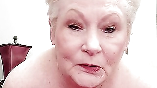 Watch Granny Shave Her Fat Pussy