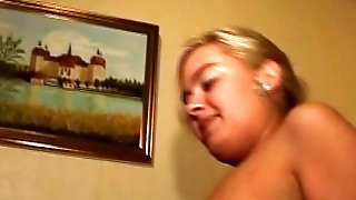 Sexy and skillful German girl fucking with a long pecker in the bedroom