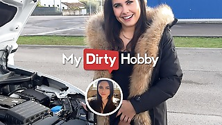MyDirtyHobby - Amateur gets both her holes filled