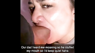 Cheating Girlfriend Fucks Her REAL Stepbrother on Snapchat