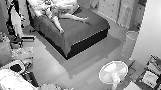 Stepmom sneaks into her stepson bedroom after night out feeling horny she sucks him and let her creampie her