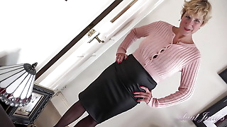 Auntjudys - Your Busty Mature Teacher Mrs. Molly Needs to See You After Class - POV