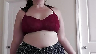 Teen BBW Gives You a JOI After Catching You with Your Cock Out