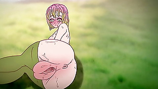 Mitsuri seduces with say no to grown pussy ! Porn demon doozy Hentai ( cartoon 2d ) anime