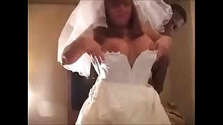 White bride screwed by 2 bbc out of reach of bridal pessimistic - cuckold