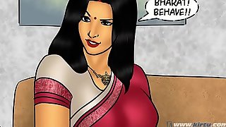 Savita Bhabhi Episode 78 - Pizza Administering &ndash_ Extra Sausage !!!