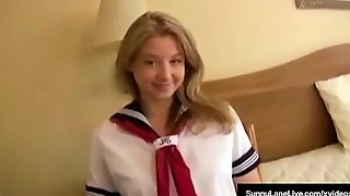 Creepy Asian Fucks Young School Girl Sunny Lane!