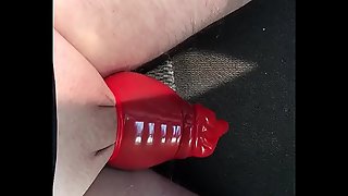 Condom pissing while driving