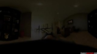 MILF mom fucking son virtual reality VR