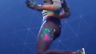Sexy compilation of fortnite characters naked and dancing here vbucks thrown on