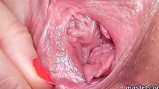 Horny czech teen stretches her largeness vagina on every side the peculiar
