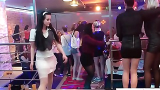 Glam euro squirted down cum elbow a crazy party
