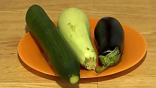 Keystone anal masturbation with wide vegetables, extreme inserts in a juicy botheration and a gaping hole.